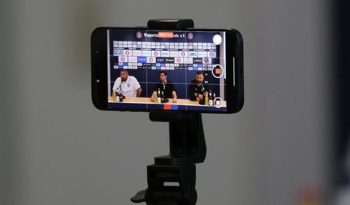 Pressekonferenz vor Wuppertaler SV - Sportfreunde Siegen