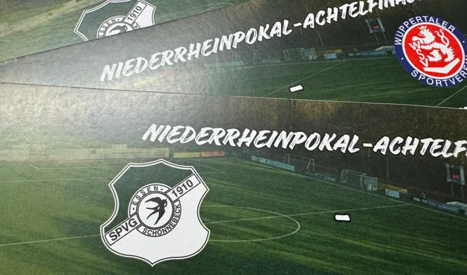 Vorverkauf für das Pokalspiel in Schonnebeck gestartet