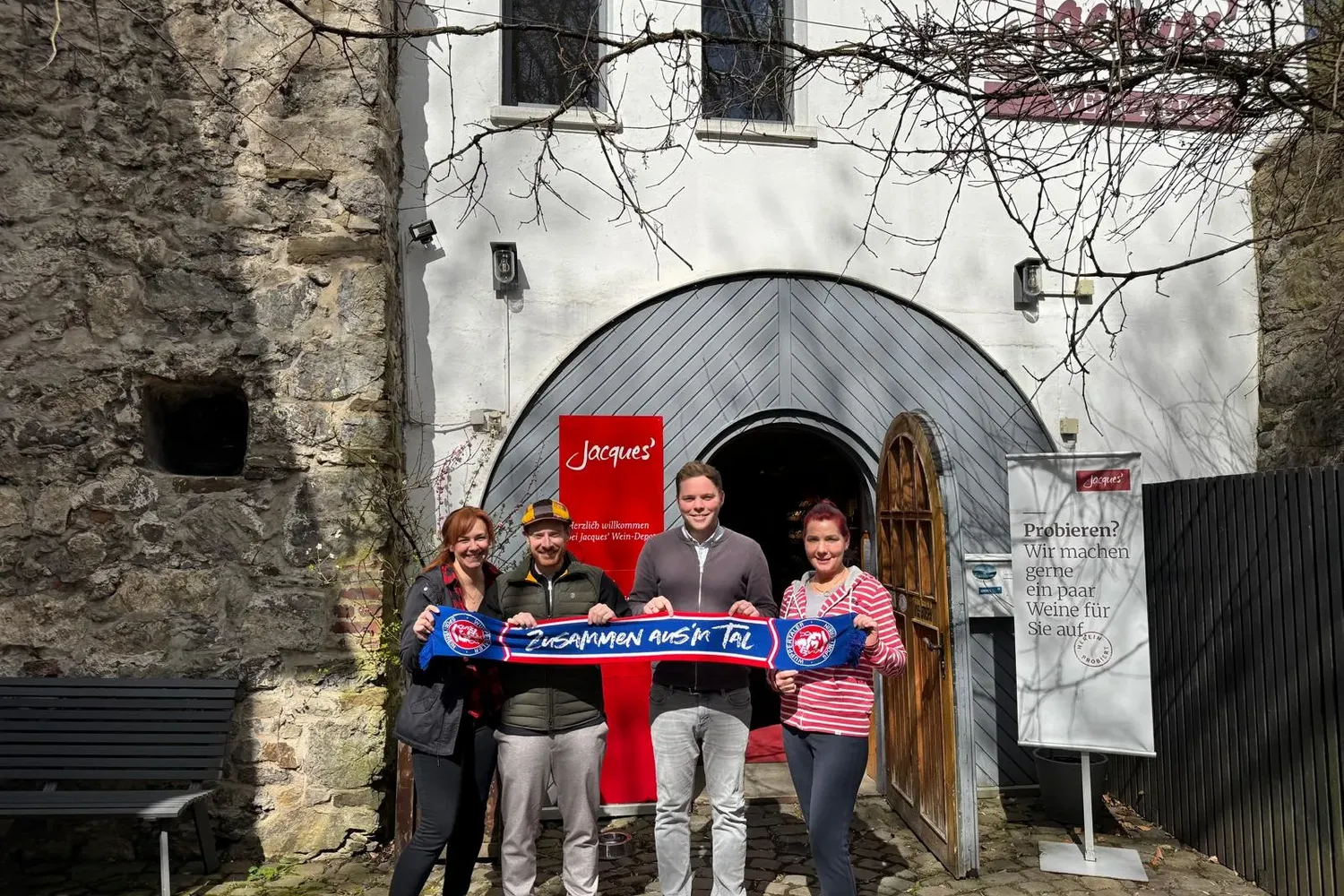 Jacques’ Wein-Depot im Schloss Lüntenbeck wird 1954-Partner