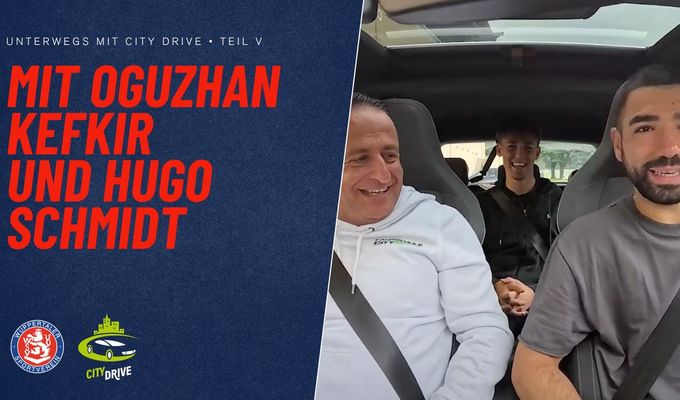 Unterwegs mit City Drive: Oguzhan Kefkir und Hugo Schmidt au