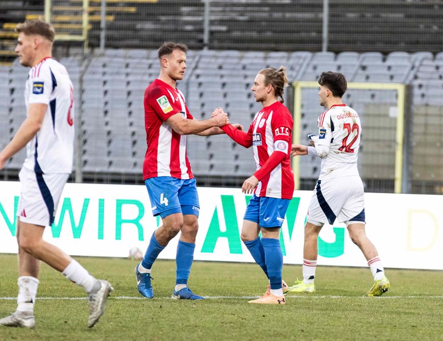 Wuppertaler SV trennt sich mit 1:1 von Fortuna Düsseldorf