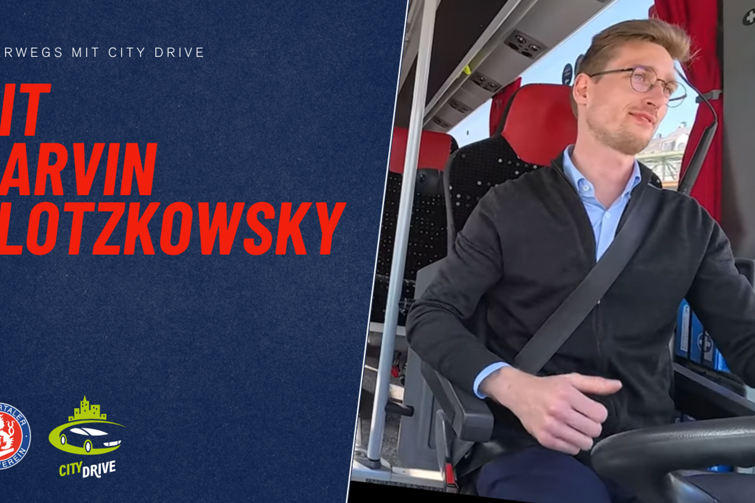 Unterwegs mit City Drive: Marvin Klotzkowsky im Einsatz