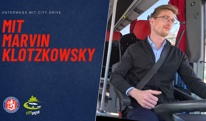 Unterwegs mit City Drive: Marvin Klotzkowsky im Einsatz