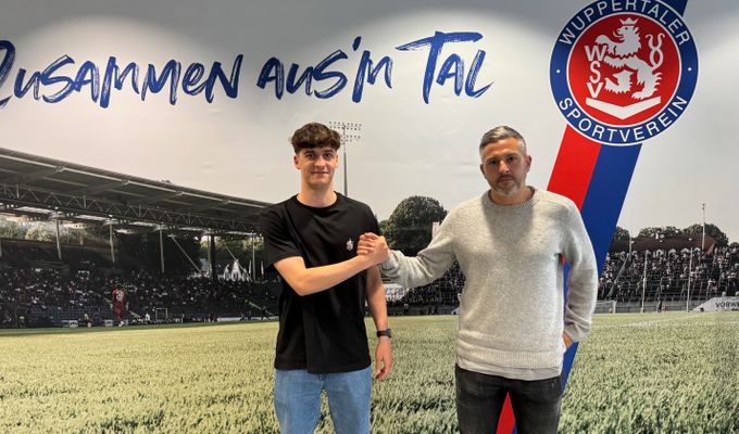 Vom Norden ins Bergische – Alessio Arambasic in Rot-Blau